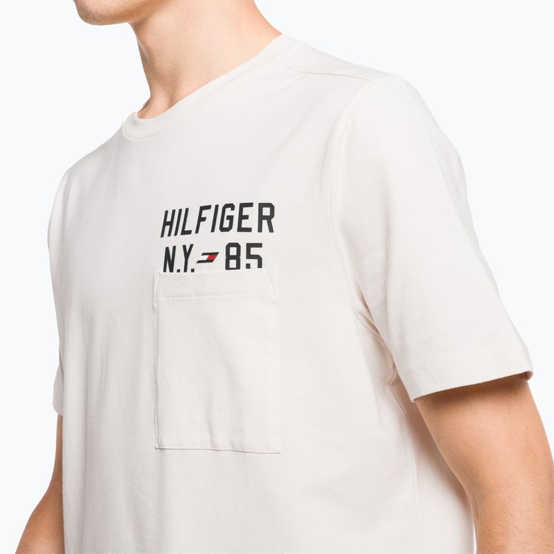 Pánské tričko Tommy Hilfiger Graphic Tee beige 4