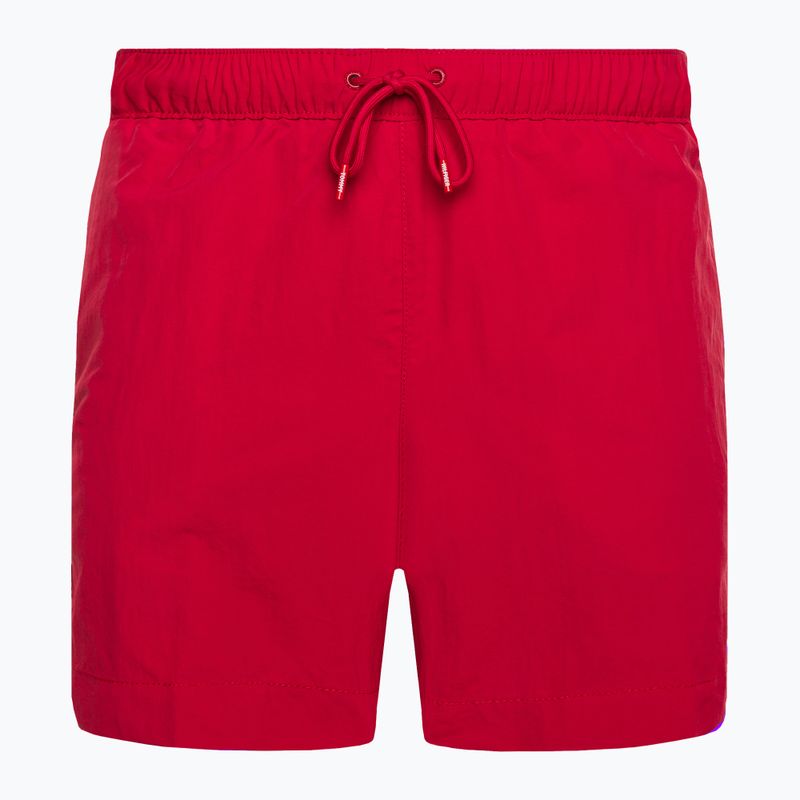 Pánské plavecké šortky Tommy Hilfiger Medium Drawstring červené