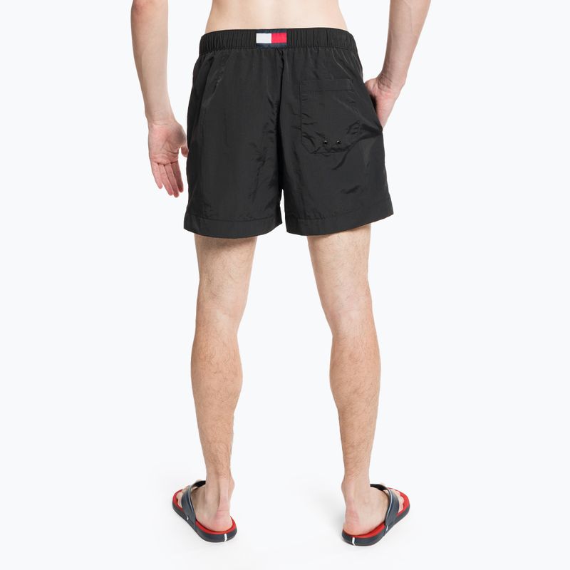 Pánské plavecké šortky Tommy Hilfiger Medium Drawstring black 7