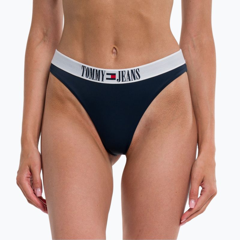 Tommy Hilfiger Brazilský modrý spodní díl plavek 4
