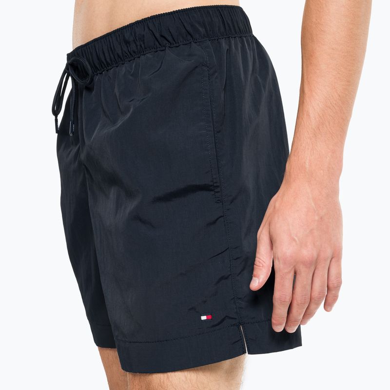Pánské plavecké šortky Tommy Hilfiger Medium Drawstring modré 7