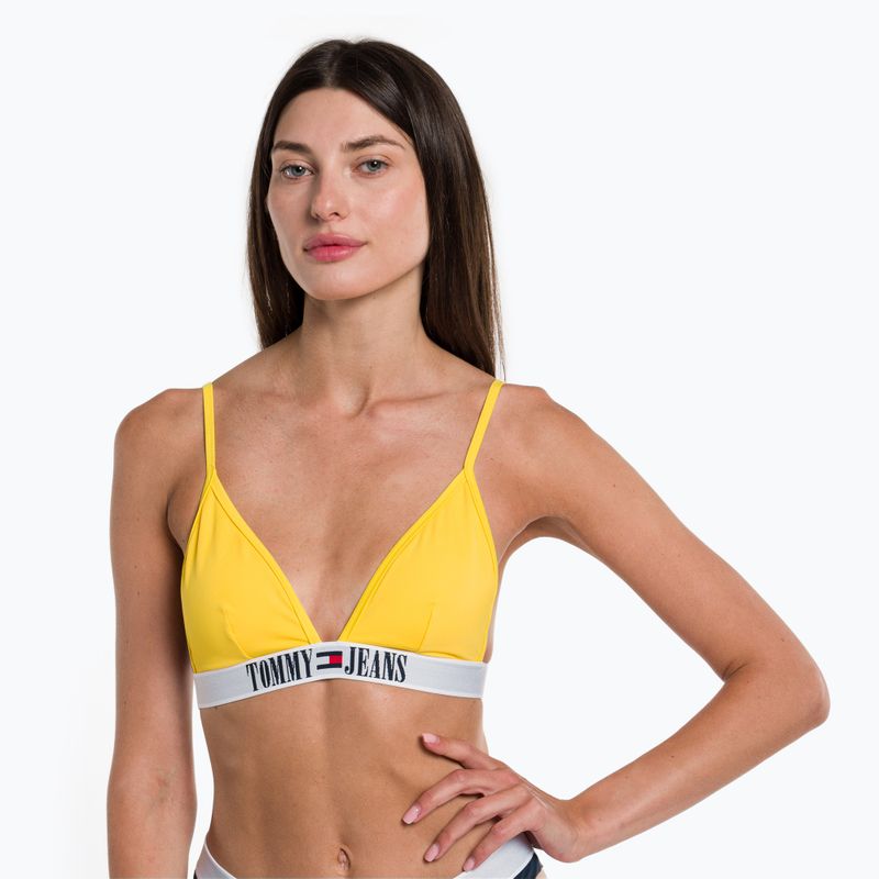 Tommy Hilfiger Triangle Rp žlutý horní díl plavek 4