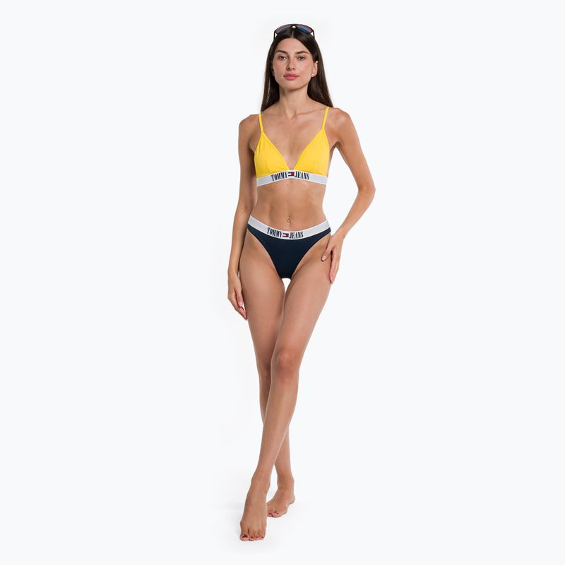 Tommy Hilfiger Triangle Rp žlutý horní díl plavek 5