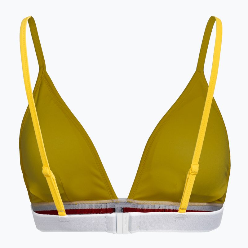 Tommy Hilfiger Triangle Rp žlutý horní díl plavek 2