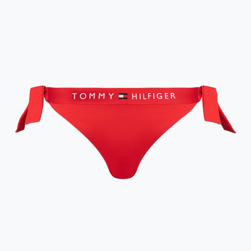 Tommy Hilfiger Spodní díl plavek Side Tie Cheeky červený