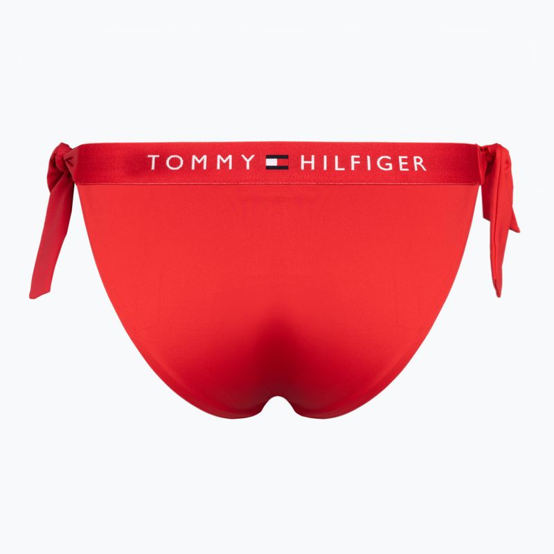 Tommy Hilfiger Spodní díl plavek Side Tie Cheeky červený 2