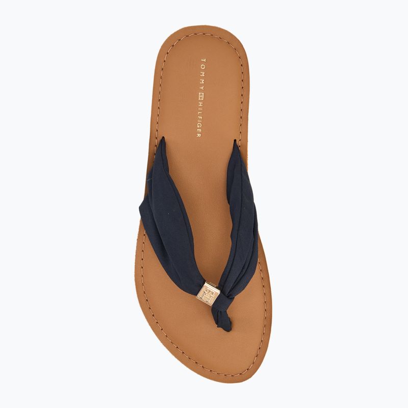 Dámské žabky Tommy Hilfiger Elevated Beach Sandal space blue 5