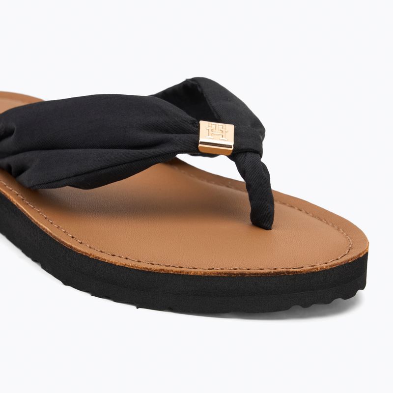 Dámské žabky Tommy Hilfiger Elevated Beach Sandal black 7