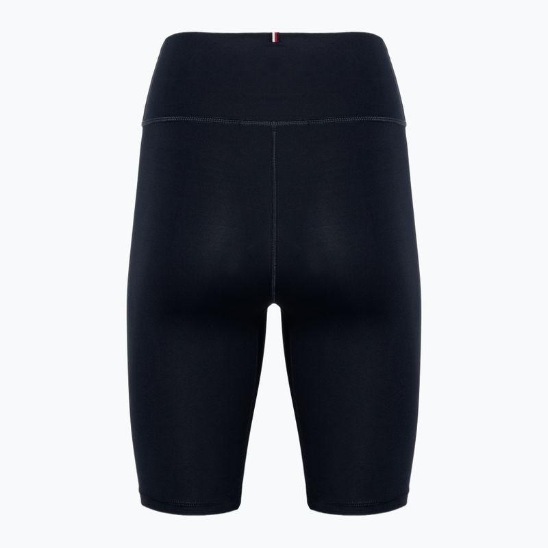 Tommy Hilfiger Essentials Rw Fitted Knit modré dámské tréninkové šortky 6