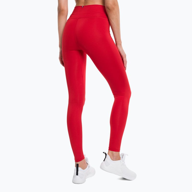 Dámské tréninkové legíny Tommy Hilfiger Essentials Rw Full Length červené 3