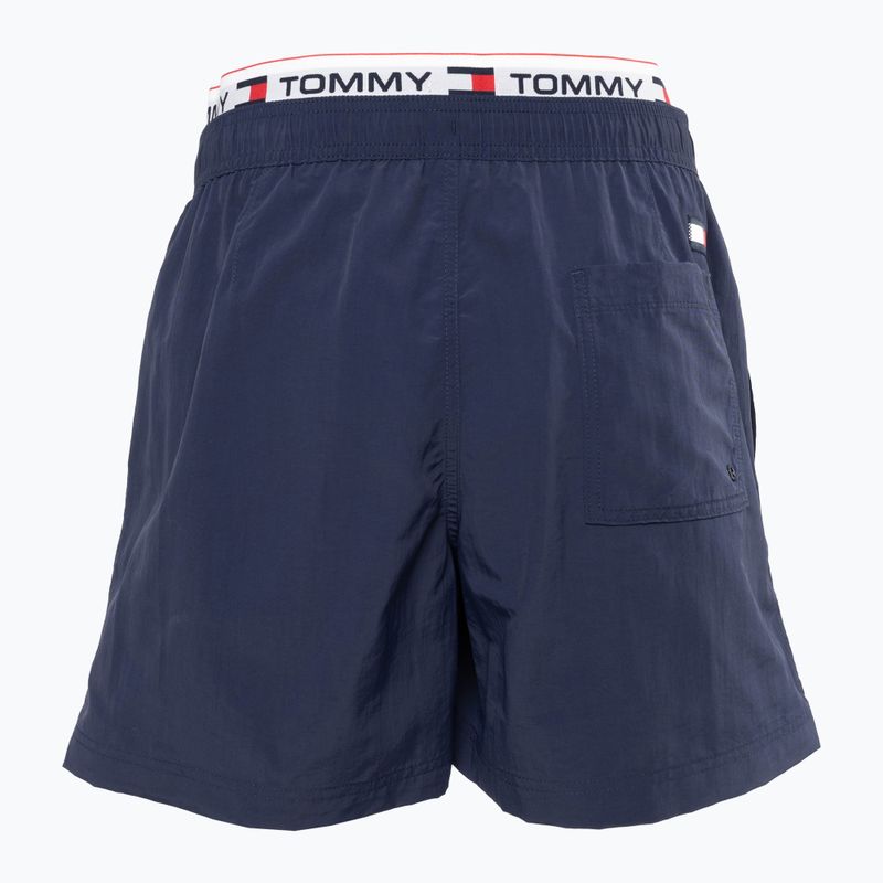 Pánské plavecké šortky  Tommy Hilfiger DW Medium Drawstring twilight navy 2