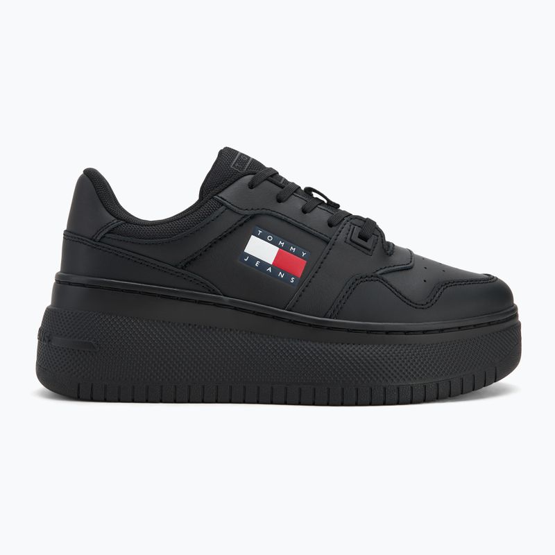 Dámské tenisky Tommy Jeans Retro Basket Flatform Ess triple black 2
