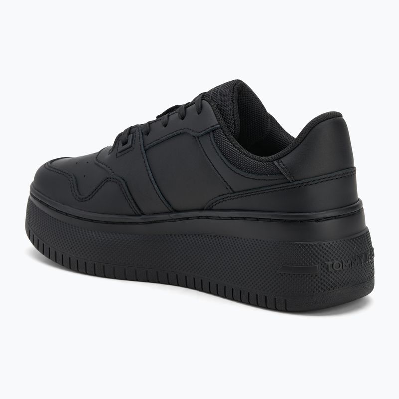 Dámské tenisky Tommy Jeans Retro Basket Flatform Ess triple black 3