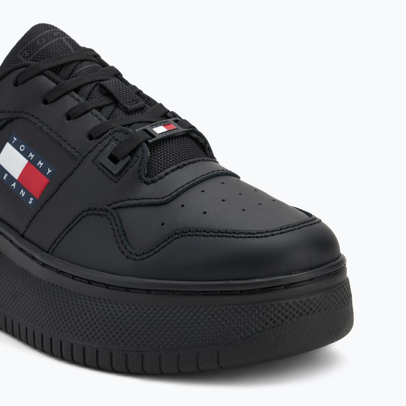 Dámské tenisky Tommy Jeans Retro Basket Flatform Ess triple black 7