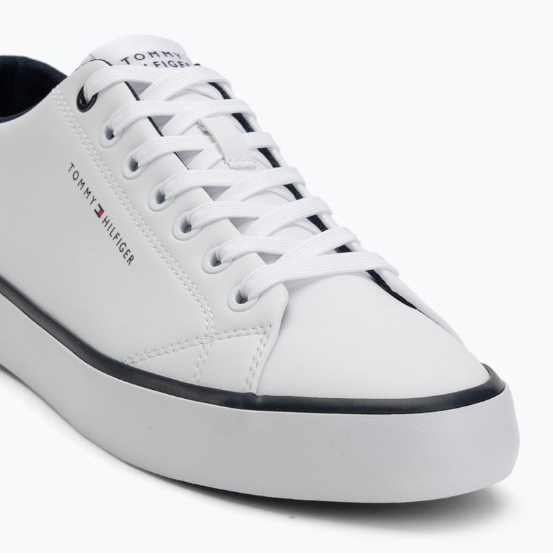 Pánské tenisky Tommy Hilfiger Th Hi Vulc Core Low Leather Ess YBS white 7