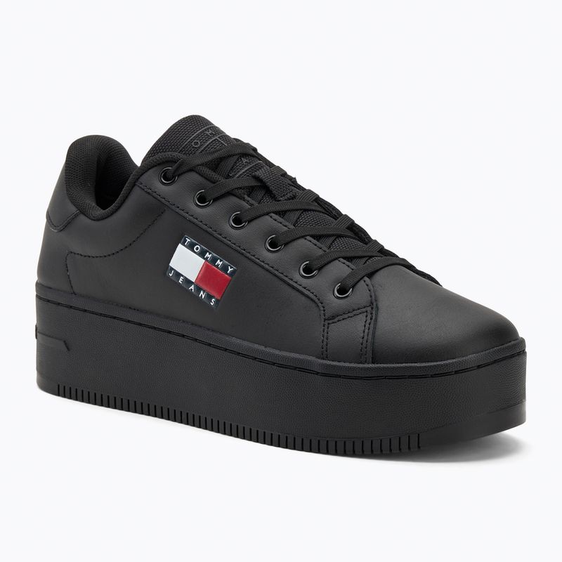 Dámské boty Tommy Jeans Tjw Flatform Cupsole Ess black