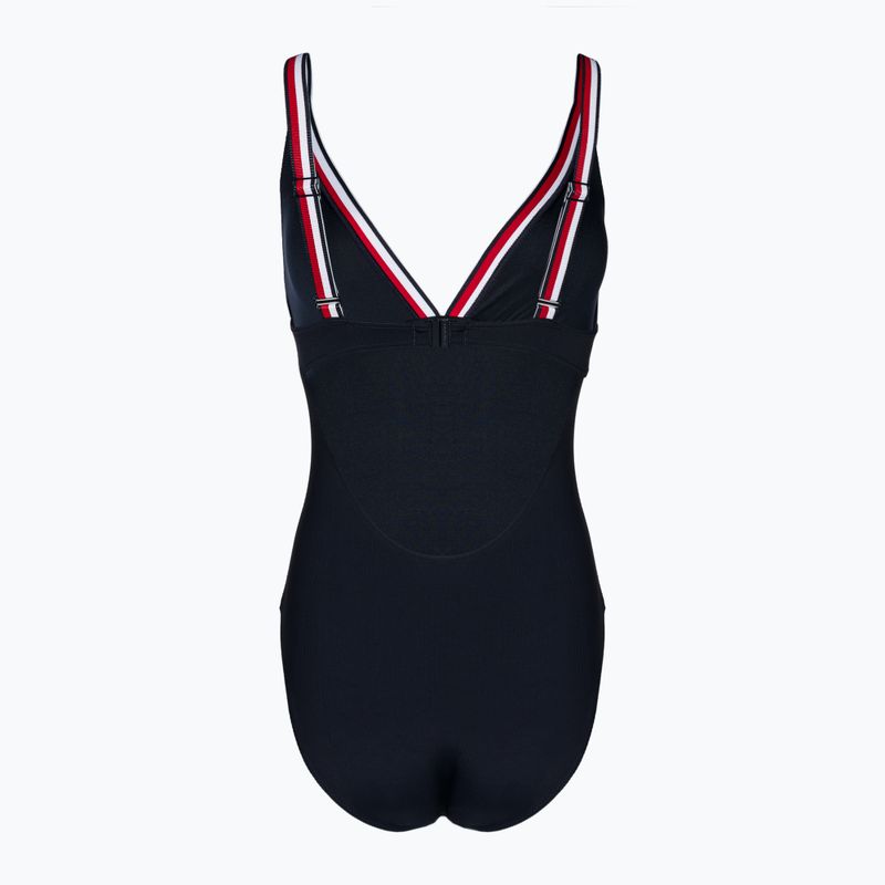Dámské jednodílné plavky Tommy Hilfiger Triangle Ohne Piece Rp dessert skye 2