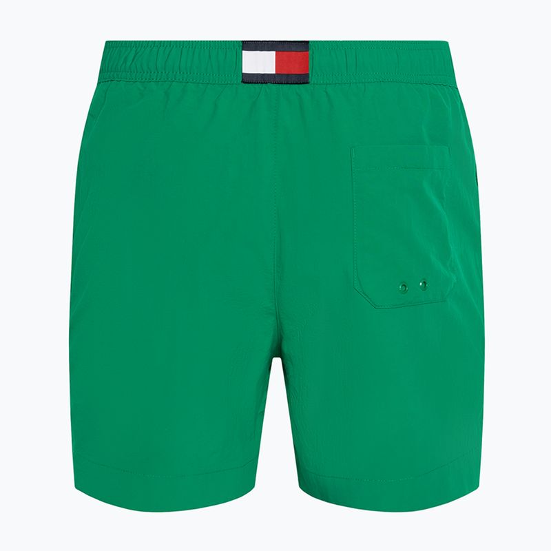 Pánské plavecké šortky  Tommy Hilfiger Medium Drawstring olimpic green 2