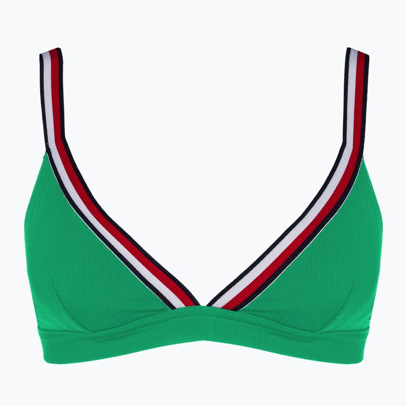 Horní díl plavek  Tommy Hilfiger Triangle Rp olympic green
