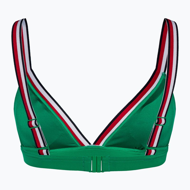 Horní díl plavek  Tommy Hilfiger Triangle Rp olympic green 2