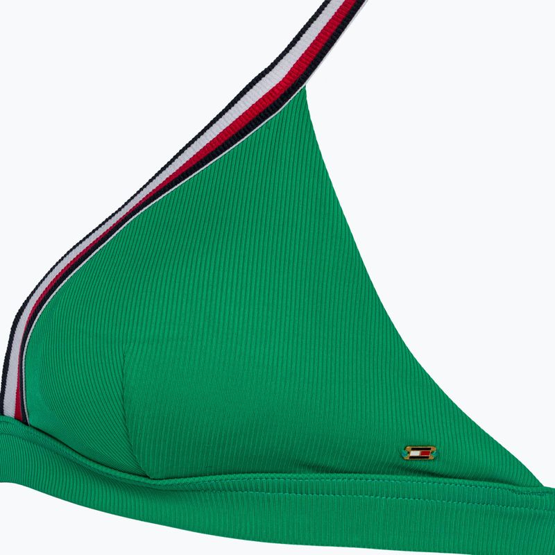 Horní díl plavek  Tommy Hilfiger Triangle Rp olympic green 3