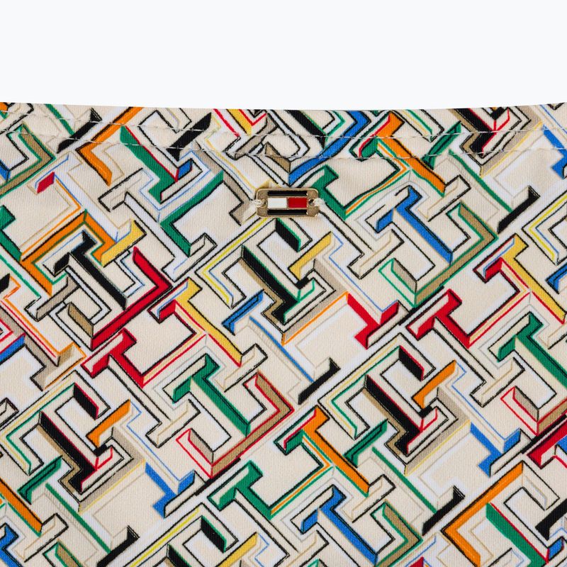 Spodní díl plavek Tommy Hilfiger Cheeky High Leg th multi monogram kaliko spodní díl plavek 4