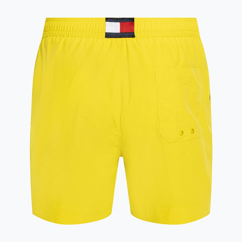 Pánské plavecké šortky  Tommy Hilfiger Medium Drawstring valley yellow 2