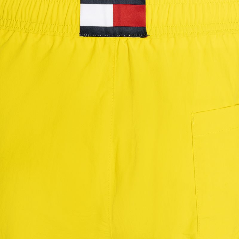Pánské plavecké šortky  Tommy Hilfiger Medium Drawstring valley yellow 4