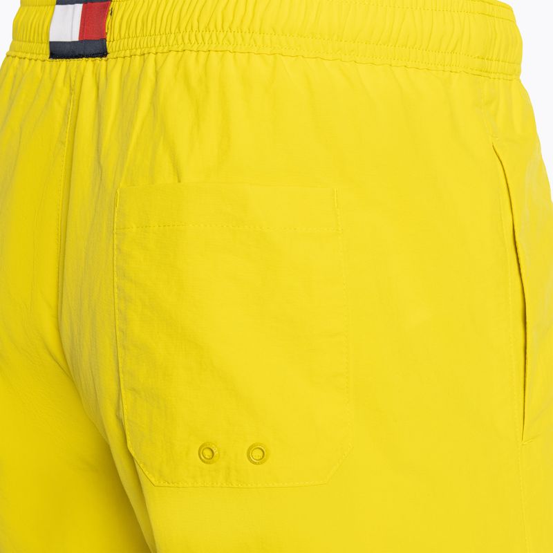 Pánské plavecké šortky  Tommy Hilfiger Medium Drawstring valley yellow 5