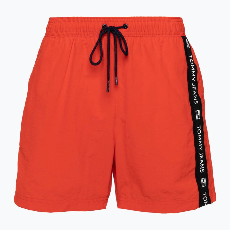 Pánské plavecké šortky  Tommy Jeans SF Medium Drawstring Side Tape hot heat