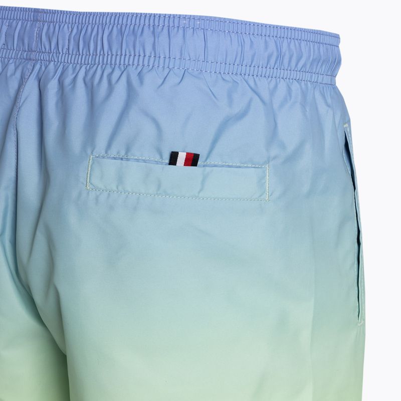 Pánské plavecké šortky  Tommy Hilfiger Medium Drawstring Print ombre blue spell/yellow tulip 4