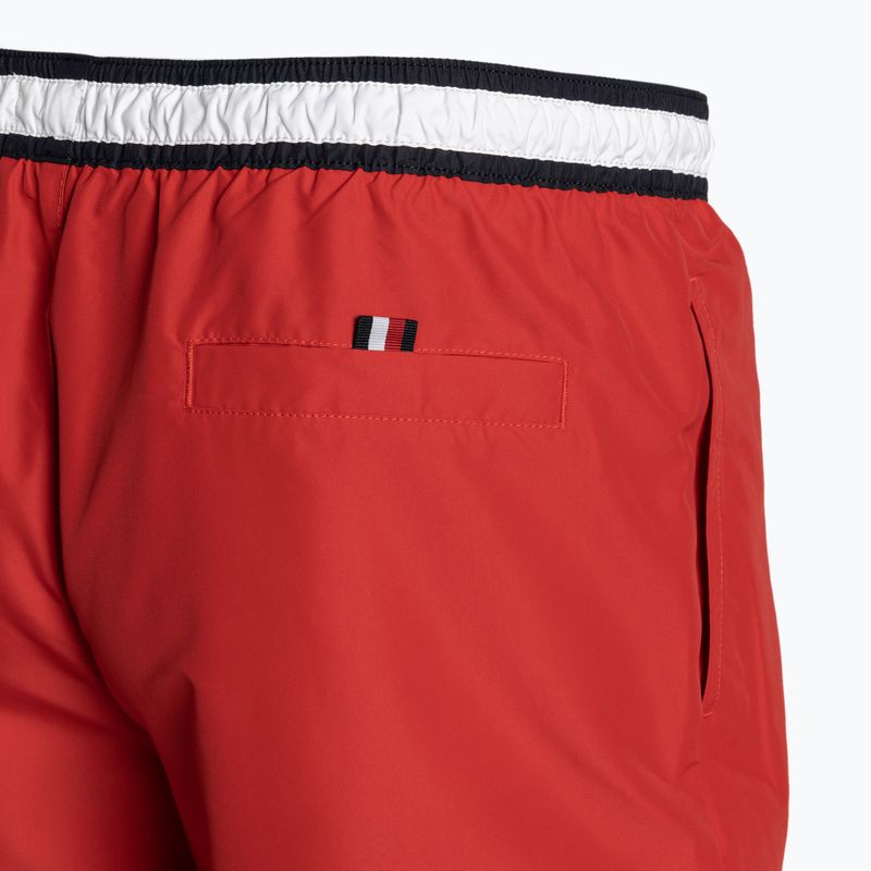 Pánské plavecké šortky  Tommy Hilfiger Medium Drawstring primary red 4