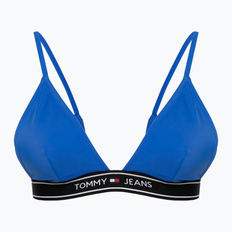 Horní díl plavek Tommy Jeans Triangle RP persian blue