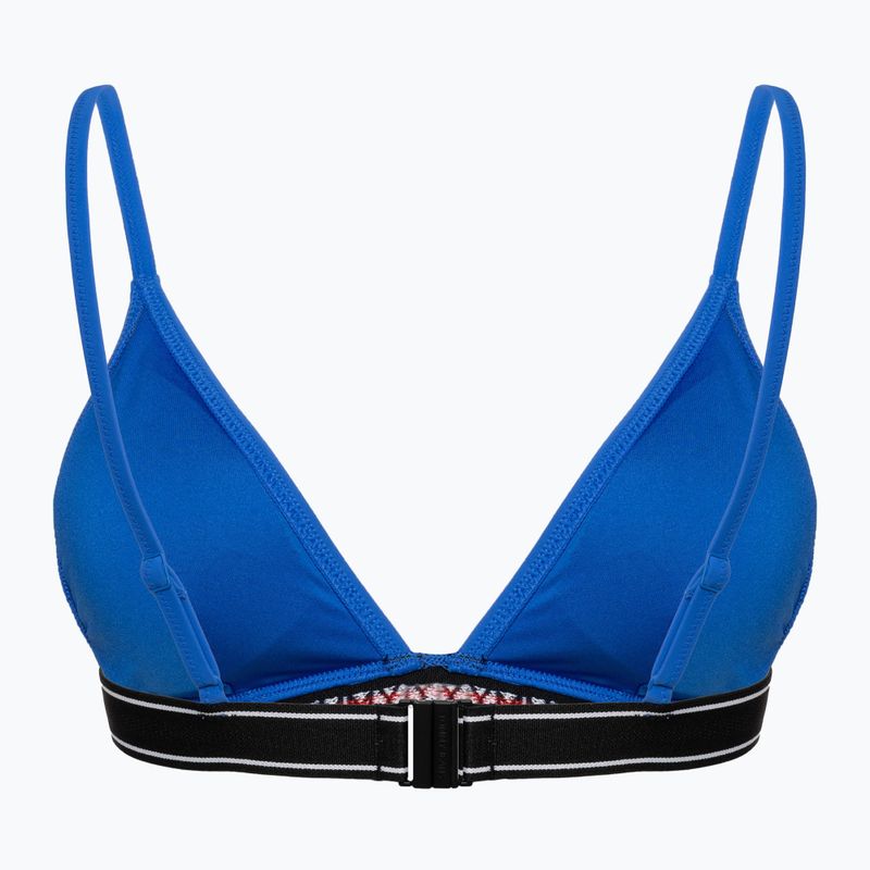 Horní díl plavek Tommy Jeans Triangle RP persian blue 2