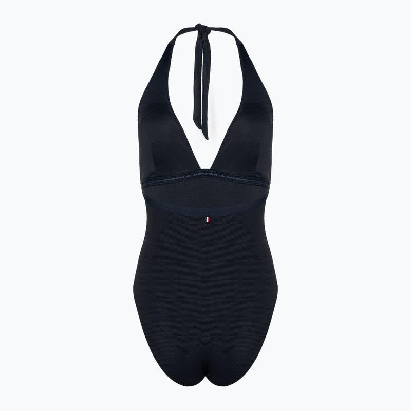 Dámské jednodílné plavky Tommy Hilfiger Halter One Piece Rp desert sky 2