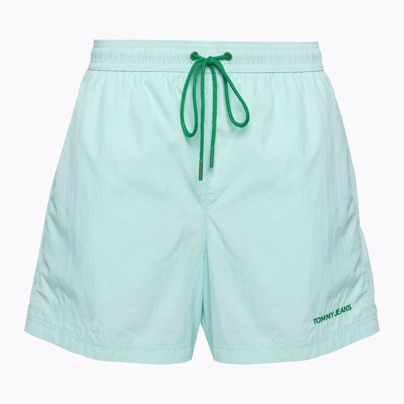 Pánské plavecké šortky  Tommy Jeans SF Medium Drawstring florida aqua