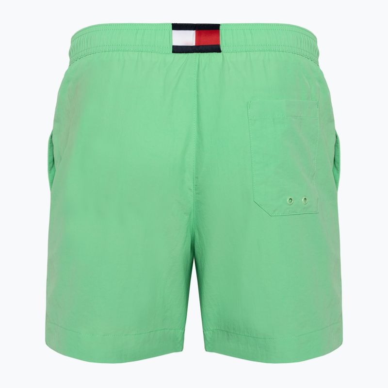 Pánské plavecké šortky  Tommy Hilfiger Medium Drawstring lush jade 2