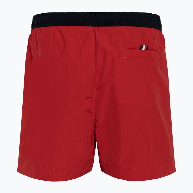 Pánské plavecké šortky  Tommy Hilfiger Medium Drawstring primary red 2