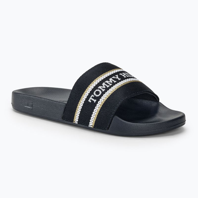 Dámské nazouváky  Tommy Hilfiger Poolslide With Webbing space blue