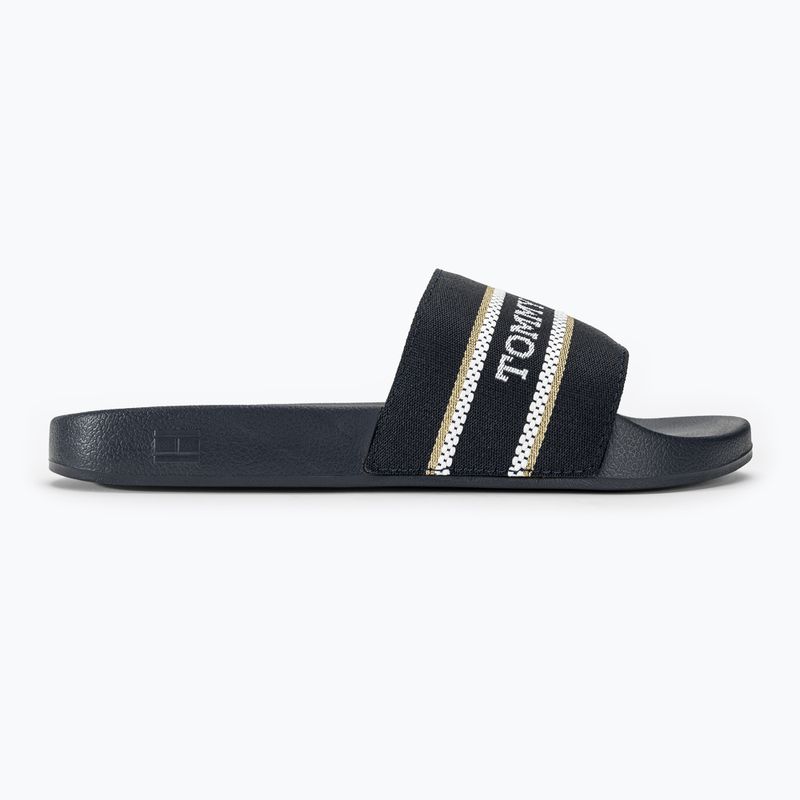 Dámské nazouváky  Tommy Hilfiger Poolslide With Webbing space blue 2