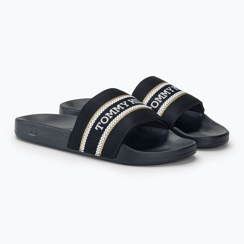 Dámské nazouváky  Tommy Hilfiger Poolslide With Webbing space blue 4