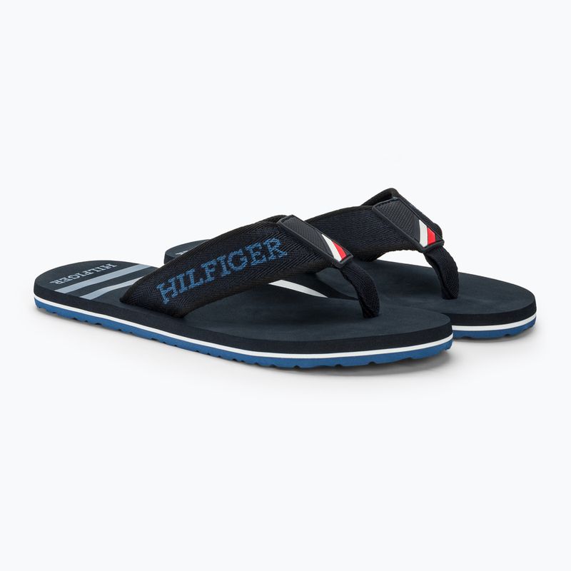 Pánské žabky Tommy Hilfiger Sporty Beach Sandal deser sky 4