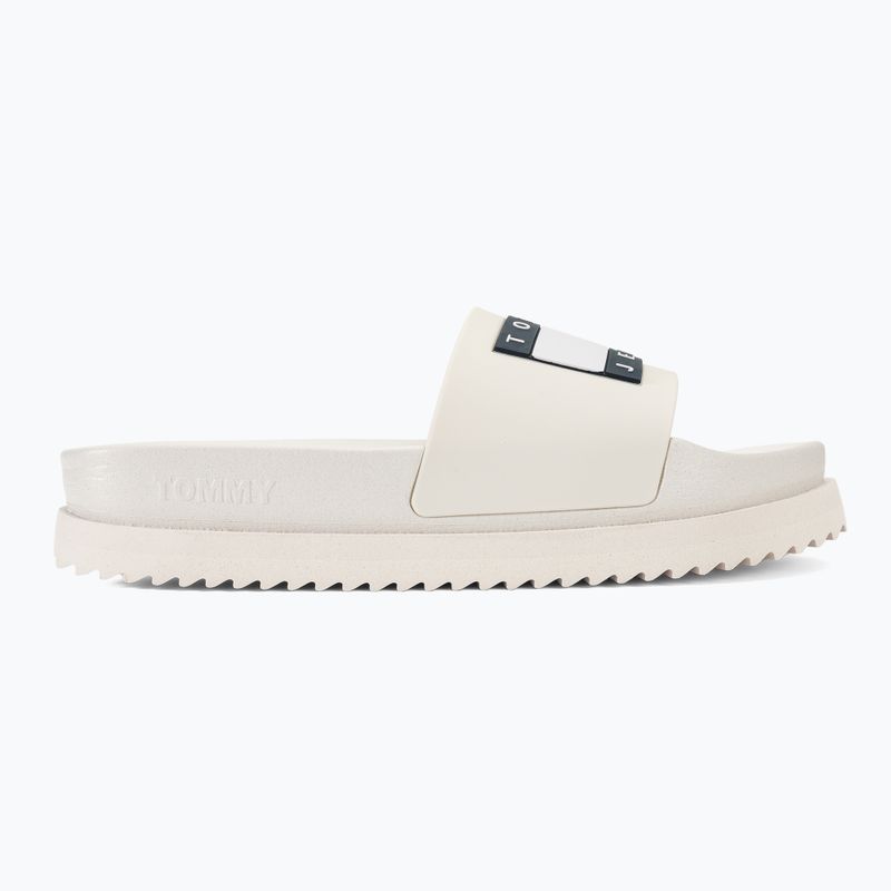 Dámské nazouváky   Tommy Jeans Elevated Flatform Slide ecru 2