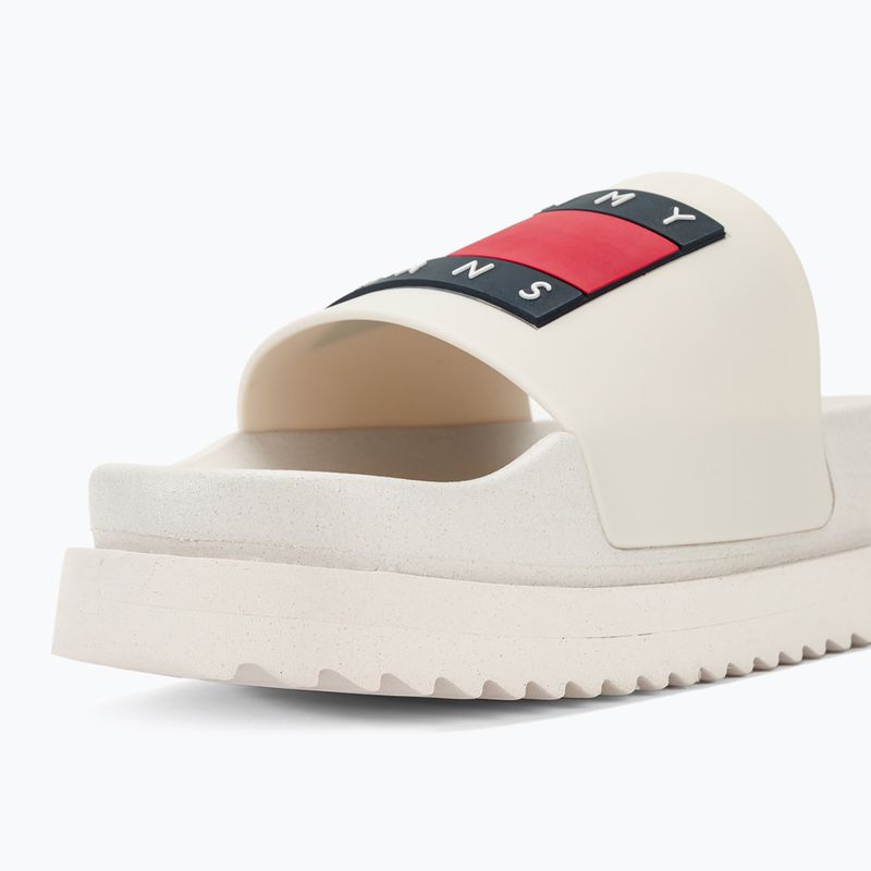 Dámské nazouváky   Tommy Jeans Elevated Flatform Slide ecru 8