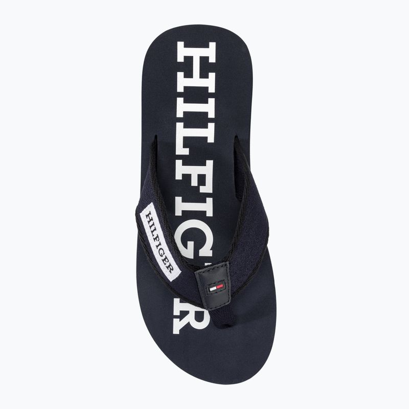 Pánské žabky Tommy Hilfiger Patch Beach Sandal desert sky 5