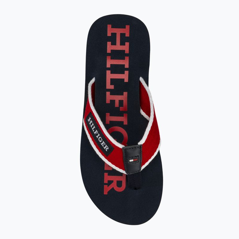 Pánské žabky Tommy Hilfiger Patch Beach Sandal primary red 5