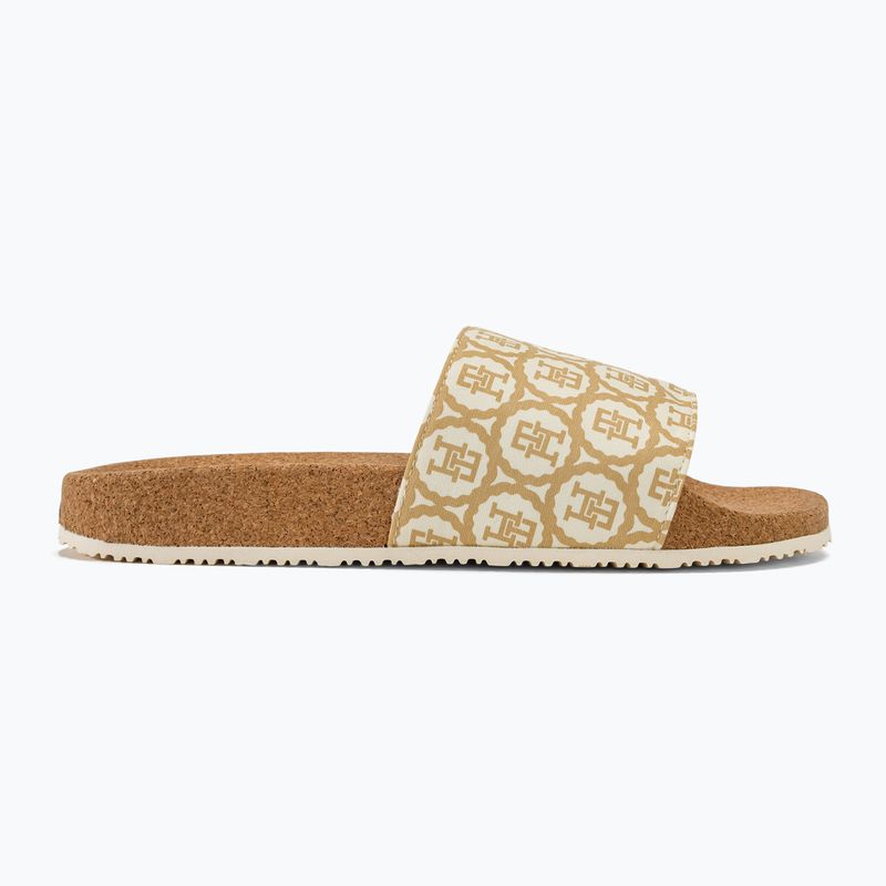Dámské nazouváky  Tommy Hilfiger Emblem Cork Slide calico 2
