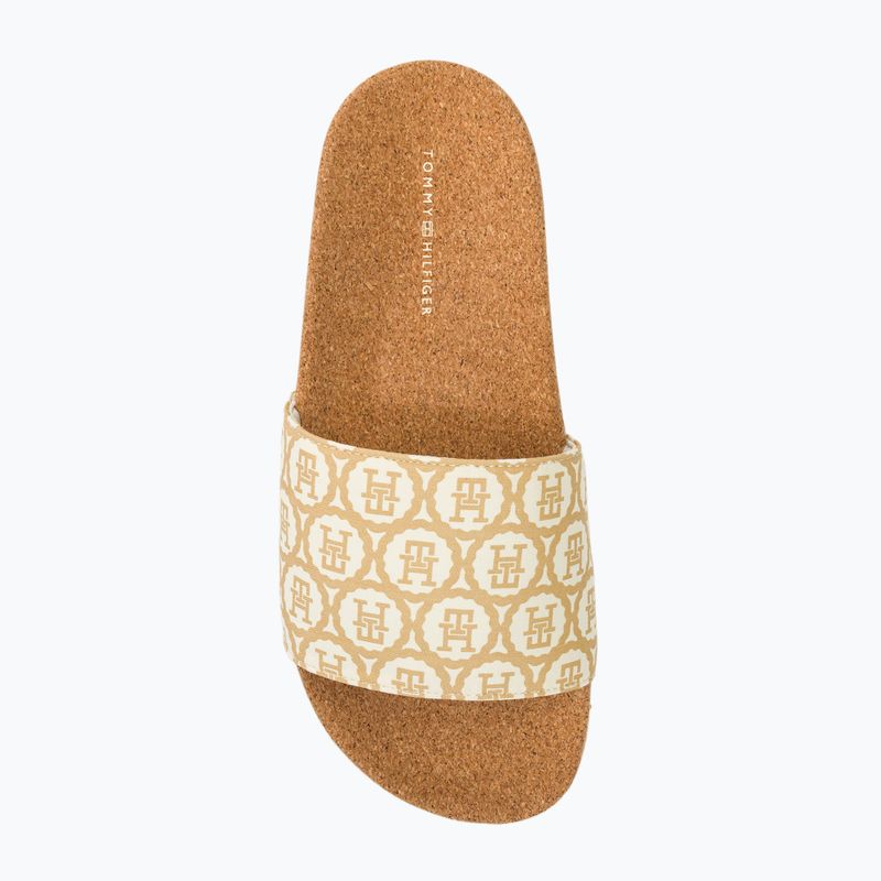 Dámské nazouváky  Tommy Hilfiger Emblem Cork Slide calico 5
