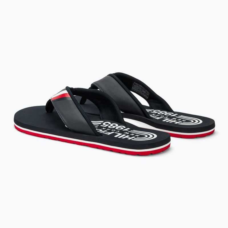 Pánské žabky Tommy Hilfiger Rwb Padded Beach Sandal DW5 desert sky 3