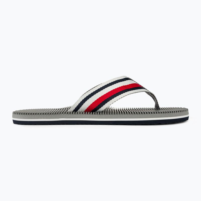 Pánské žabky Tommy Hilfiger Massage Footbed Oly Beach Sandal antique silver 2
